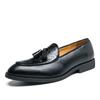 Men's pointed loafers Fashionable British style Wedding party outdoor leisure business walking flat bottomed men's shoes