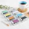 Portable Pocket Ashtray with Lid, Stainless Steel Metal Car Ash Tray, Mini Travel Cigarette Ash Holder for Outdoor Use