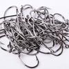 10 stücke/50 stücke Angelhaken High Carbon Edelstahl Stacheldraht Angelhaken Mit Ring Angelgerät Zubehör