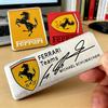 3D Aluminum Auto Badge Sticker Body Trunk Window Decoration Decal For Ferrari Farah Donkey Emblem Car Modification Accessories TG6