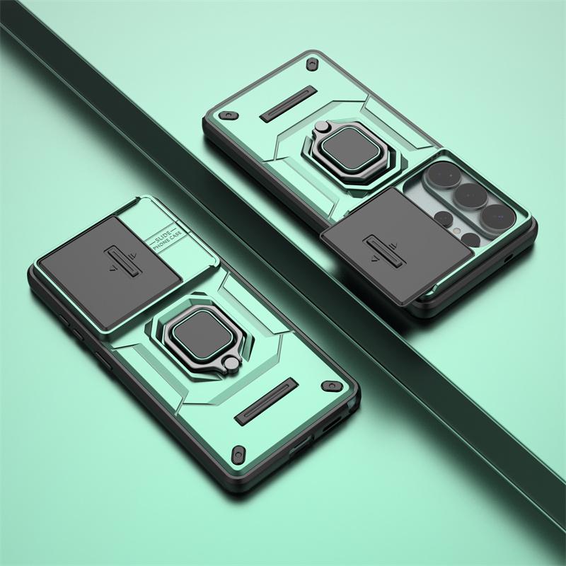 

Rugged Armor Magnetic Bracket Case For Samsung Galaxy S26 Ultra S 26 Plus 5G GalaxyS26 Slide Camera Protection Shockproof Cover Galaxy S26 Ultra
