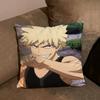Anime M-My H-Hero Katsuki Bakugo Pillow Cushion Cover Pillowcase Living Room Sofa Home decorative pillowcase