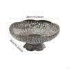 Decorative Pedestal Bowl Decor Stylish Fruit Basket Display Stand for Household Wedding Table