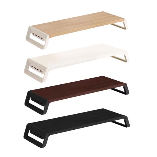 Computer Monitor Rack USB Expansion Dock Stand Ergonomic Design Strong Load-Bearing Desktop Laptop Holder
