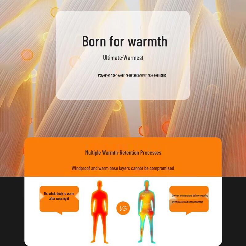 Huili Men's Loose Fit Hooded Puffer Jacket