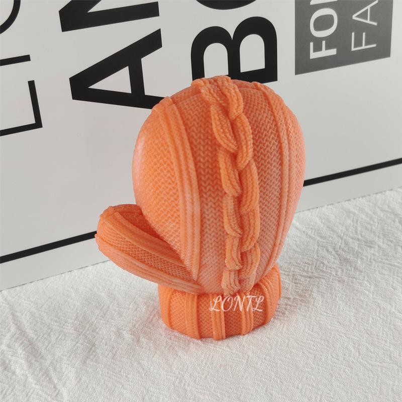 Christmas Gloves Silicone Candle Mold DIY Chocolate Cake Cookie Baking Tools Handmade Crafts Gypsum Epoxy Soap Making Supplies