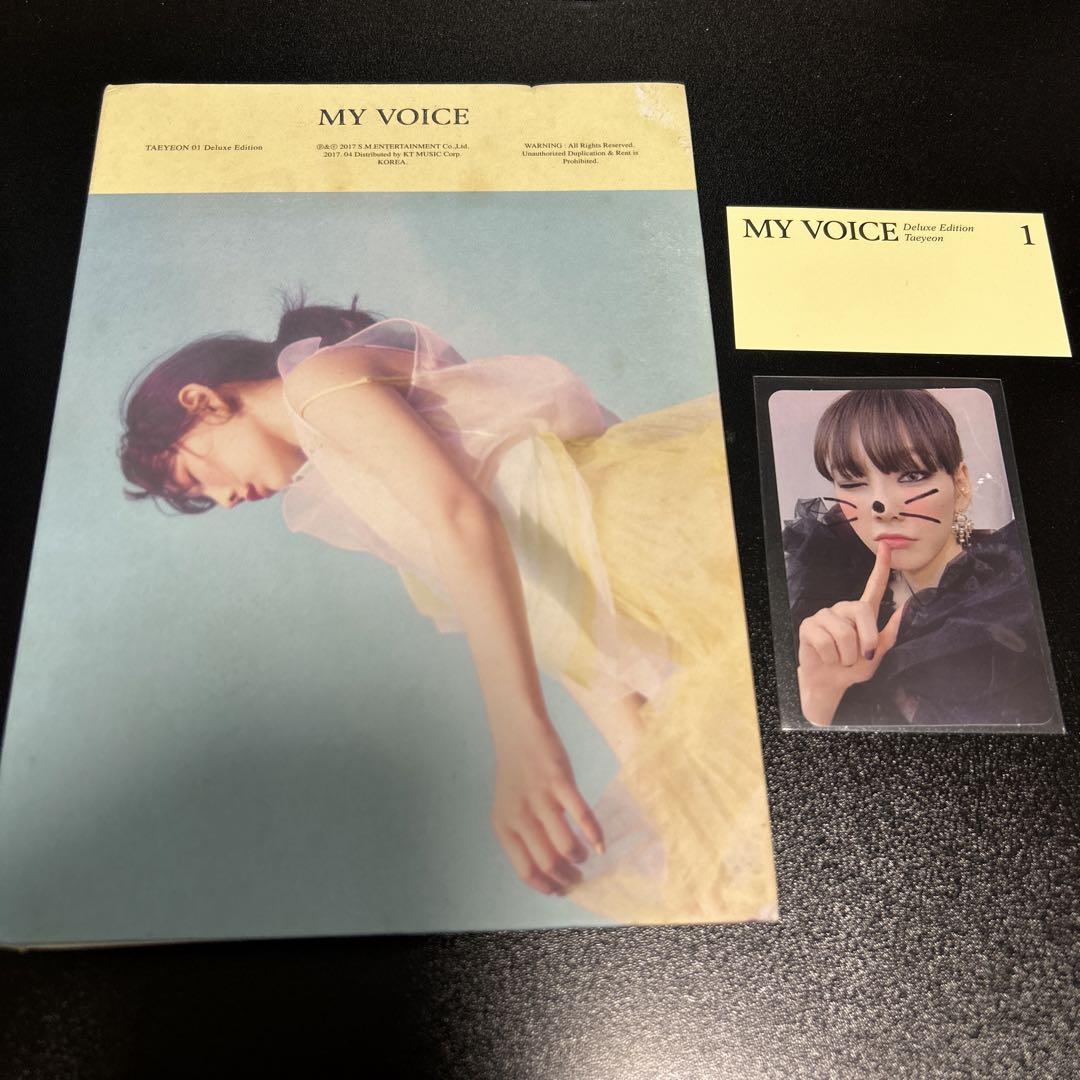 

[USED] Girls Generation Taeyeon MY VOICE DELUXE EDITION