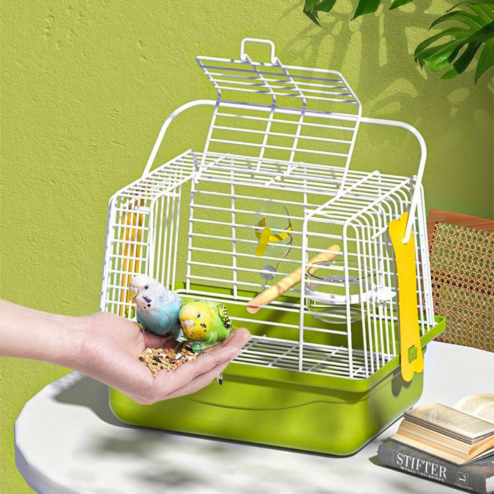 Durable Portable Bird Cage Bite Resistant Parrot Outdoor Travel Cage  for Bird Cage
