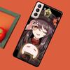 Genshin Impact Hutao Soft Case For Samsung Galaxy S23 S22 S21 Ultra Note 20 Note 10 S8 S9 S10 Plus S20 FE Cover