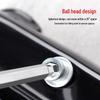 Penggong T-type Metric Hex Wrench: Single CRV Flat & Ball Head Hexagonal Screwdriver