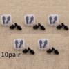 10Pairs Silicone Earplugs Noise Reduction Comfort Earplugs Soft Waterproof Swimming Waterproof Insulation Cancelling For Sleep