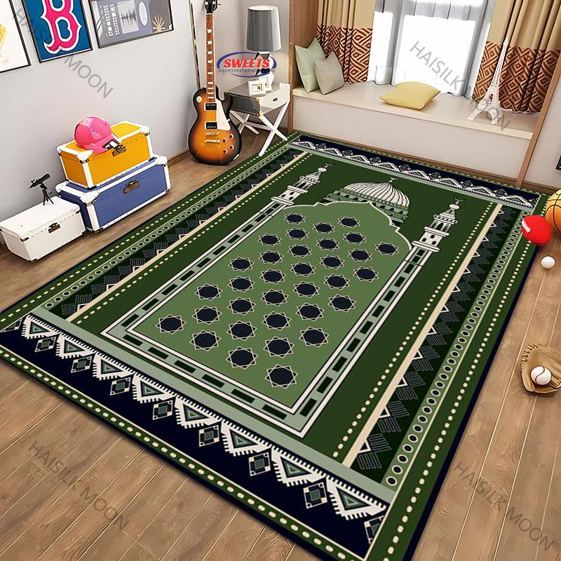 17 Style Islam Prayer Rug for Muslim Ramadan Soft Man Prayer Mat Portable Kids Bedroom Carpet Daily Prayer Mat Eid Al-Fitr Gifts