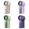 120 Adjustable Settings Mini Handheld Fan LED Display Turbo Fan Portable Desk Fan  Travel