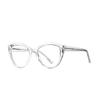 Leopard Frame Round Presbyopic Glasses Women Fashion TR90 Farsightedness Spectacles 0 To +6 0