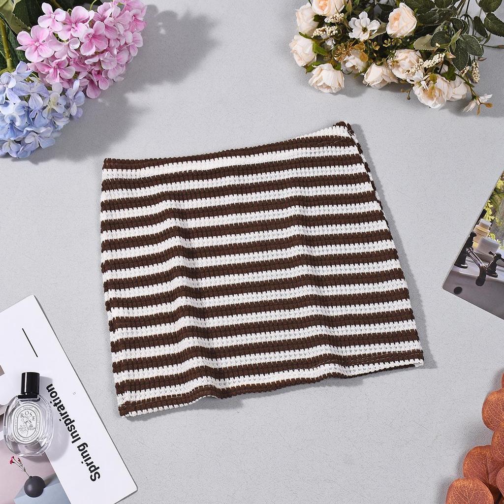 2025 Autumn Sexy Low-Waist Striped Skirt for Women