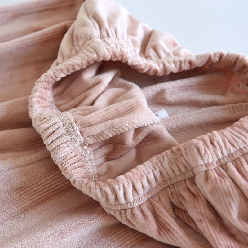 Winter Couple Pajama Suit Coral Velvet Women's Pajamas Long Nightgown Household Suit Plush Thicken Men Pajama