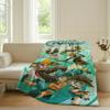 Adventure game W Wakfu Blanket For Sofa Office Bed Plane Travel Sleep Read Relax Camping Soft And Warm