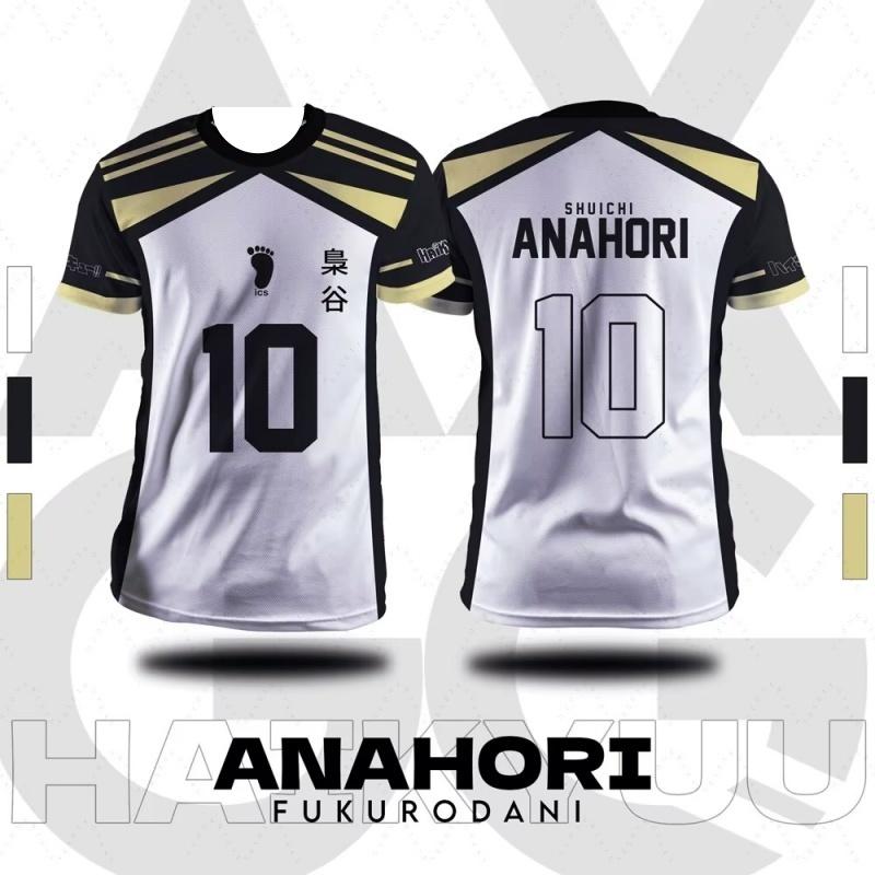 2026 New Summer Fall Haikyuu Fukurodani Cartoon Anime Cosplay Men Jersey Summer Short Sleeve