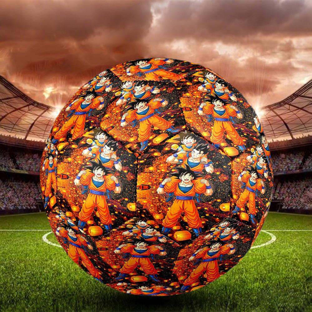 DRAGON BALL Print Size 5 Soccer Ball, Standard Match Football for Sports Game and Team Practice, Ideal Gift for Soccer Fans