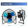 Portable Solar-Powered DC Cooling Fan for Indoor & Outdoor Use