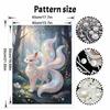 Framed Pearl Painting Kit NineTailed Fox DIY 3D Bead Canvas Art Creative Leisure Craft Home Decoration for Wall Decor Art Projects Hobby