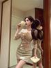 Women's Winter Style Sexy Fake Two-Piece Long-Sleeve Slimming Hollow Base Layer Top