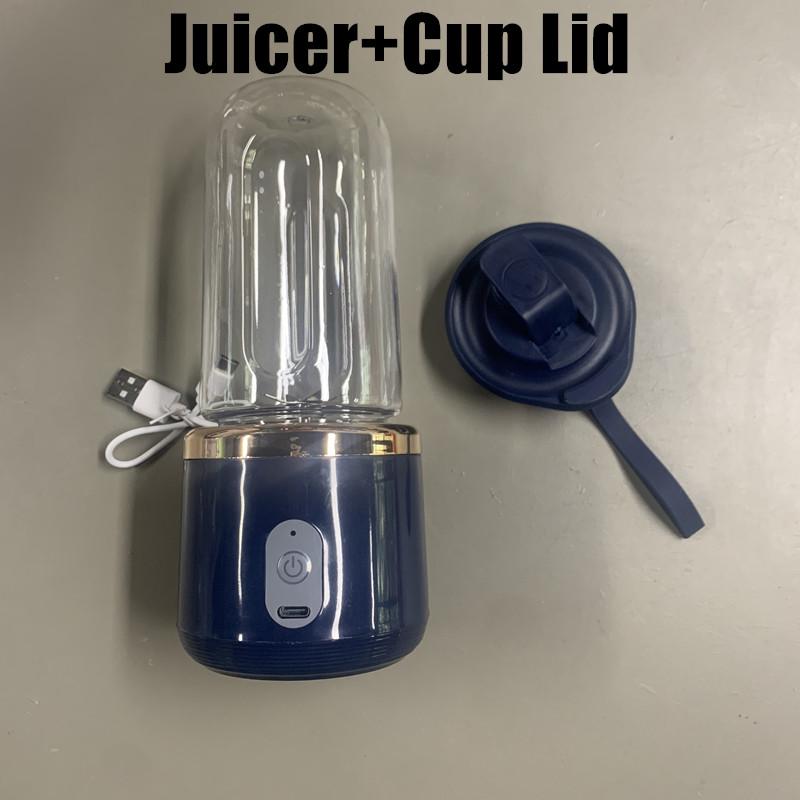 

Синий/розовый портативный небольшой электрический соковыжималка с лезвием из нержавеющей стали, соковыжималка для фруктов, автоматический блендер для смузи, кухонный инструмент