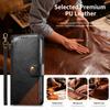 Husă Portofel din Piele cu Fermoar de Lux Pentru Samsung S26 Ultra S25 Edge S24 S23 Plus FE Sloturi pentru Card Suport Flip Cover Cu Curea de Încheietură