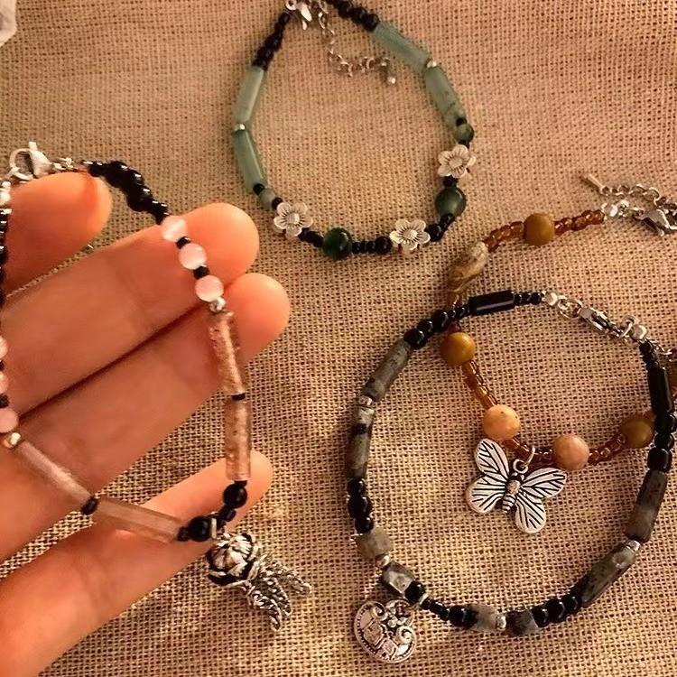 Butterfly Stylish Lotus Bracelet Retro Artistic Design Perfect For Summer Gifts