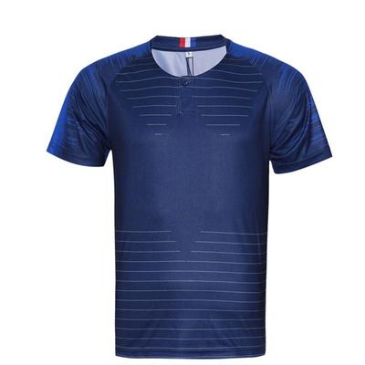 New Quick-drying Material Digitally Printed Sports Short-sleeved Football Uniform Set Sublimation Transfer Printed Football Shirt
