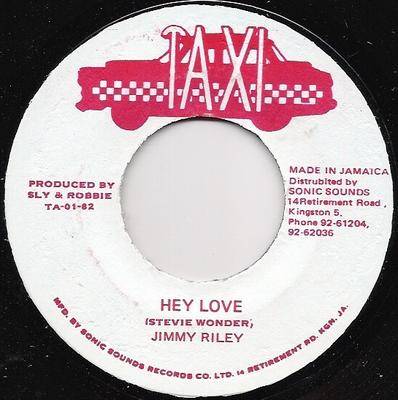 7inch Record JIMMY RILEY  Hey Love TA0182 Taxi Jamaica Reggae Ska  Dub Used