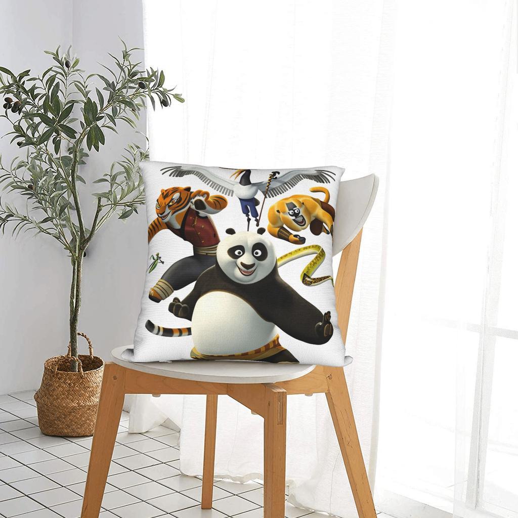 Pillow Cover K Ung F-Fu Panda Morden Pillow Case For Living Room Bed Chair Pillowcases