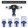 BHJLW1 Gravity ABS Vehicle GPS Mobile Phone Holder Car Accessories For Alfa Romeo Giulietta GT 159 147 156 Mito Brera Giulia F1 Stelvio