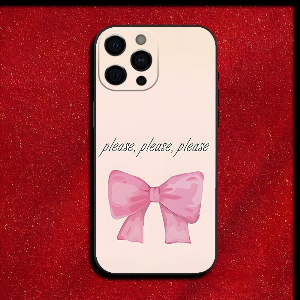 

Чохол для телефону співачки S-Sabrina C-Carpenter Для iPhone 16,15,14,13,12,11,Pro,X,XS,Max,XR,Plus,Mini М який чорний чохол iPhone16promax