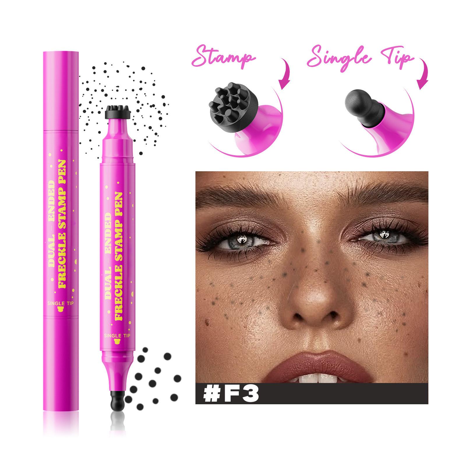 Freckle Pen,2-in-1 Artificial Freckles, Single Gourd Tip, Natural And Realistic Fake Freckles,2.8ml, One Size