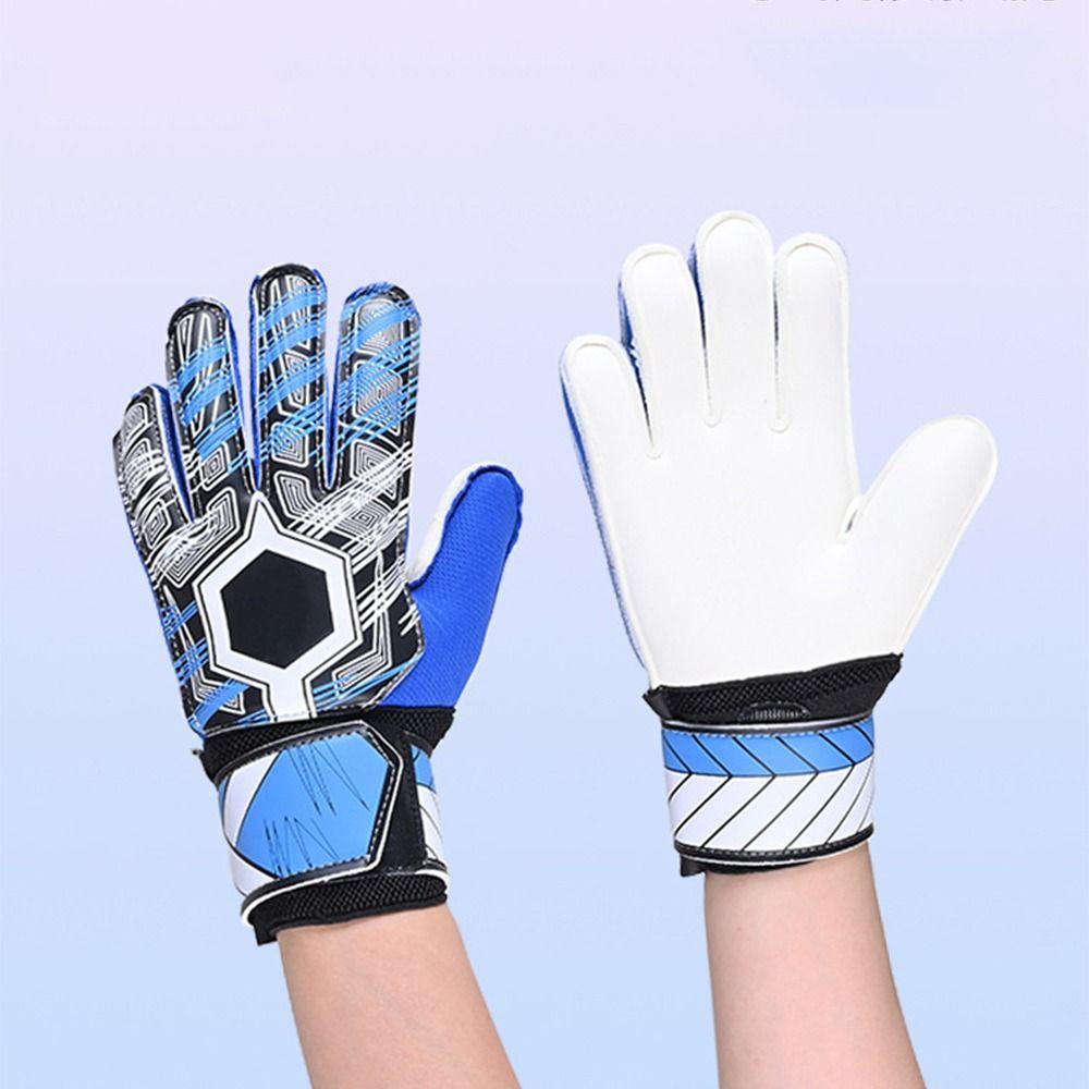 Finger Protection Latex Soccer Gloves Non-Slip Football Goalkeeper Gloves  Soccer Training