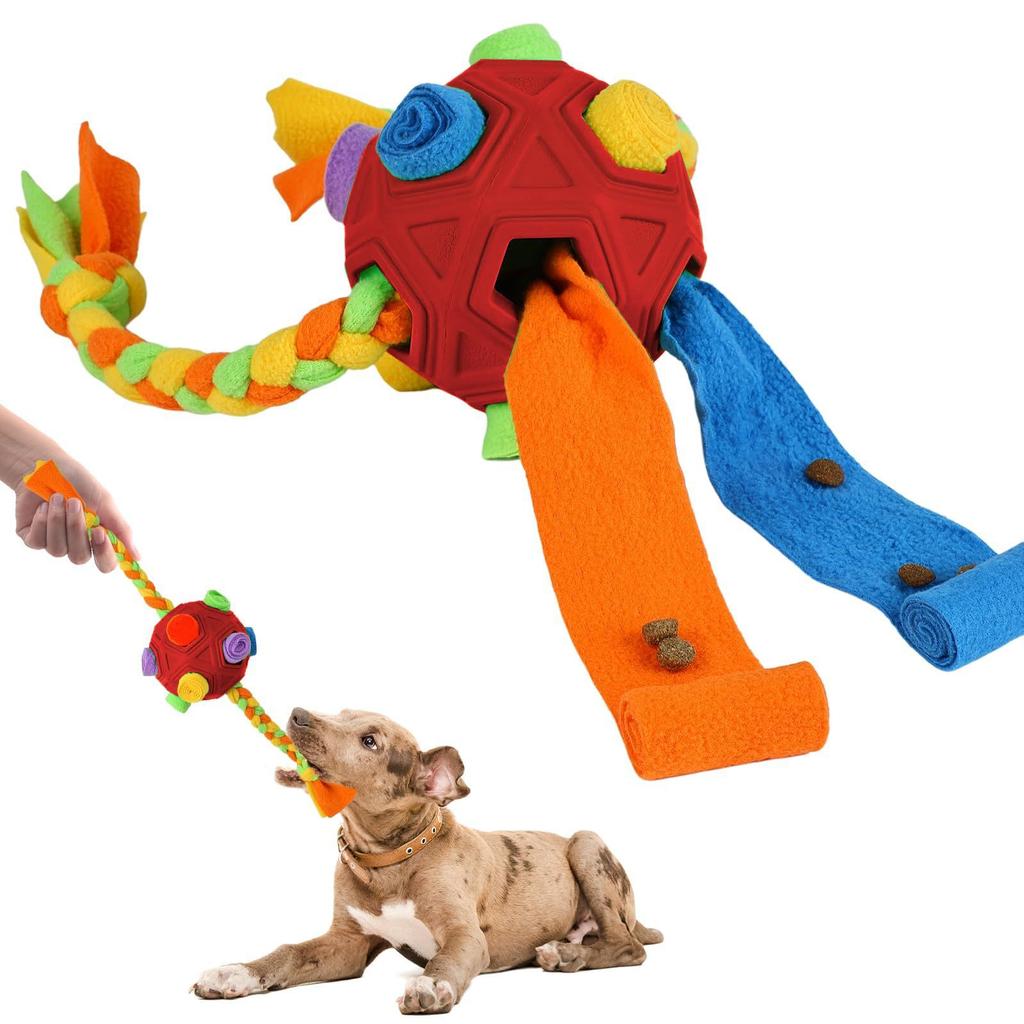 Cross border Pet Braided Snuffle Ball, Dog IQ Puzzle Training Bite Resistant Ball, Pet Supplies