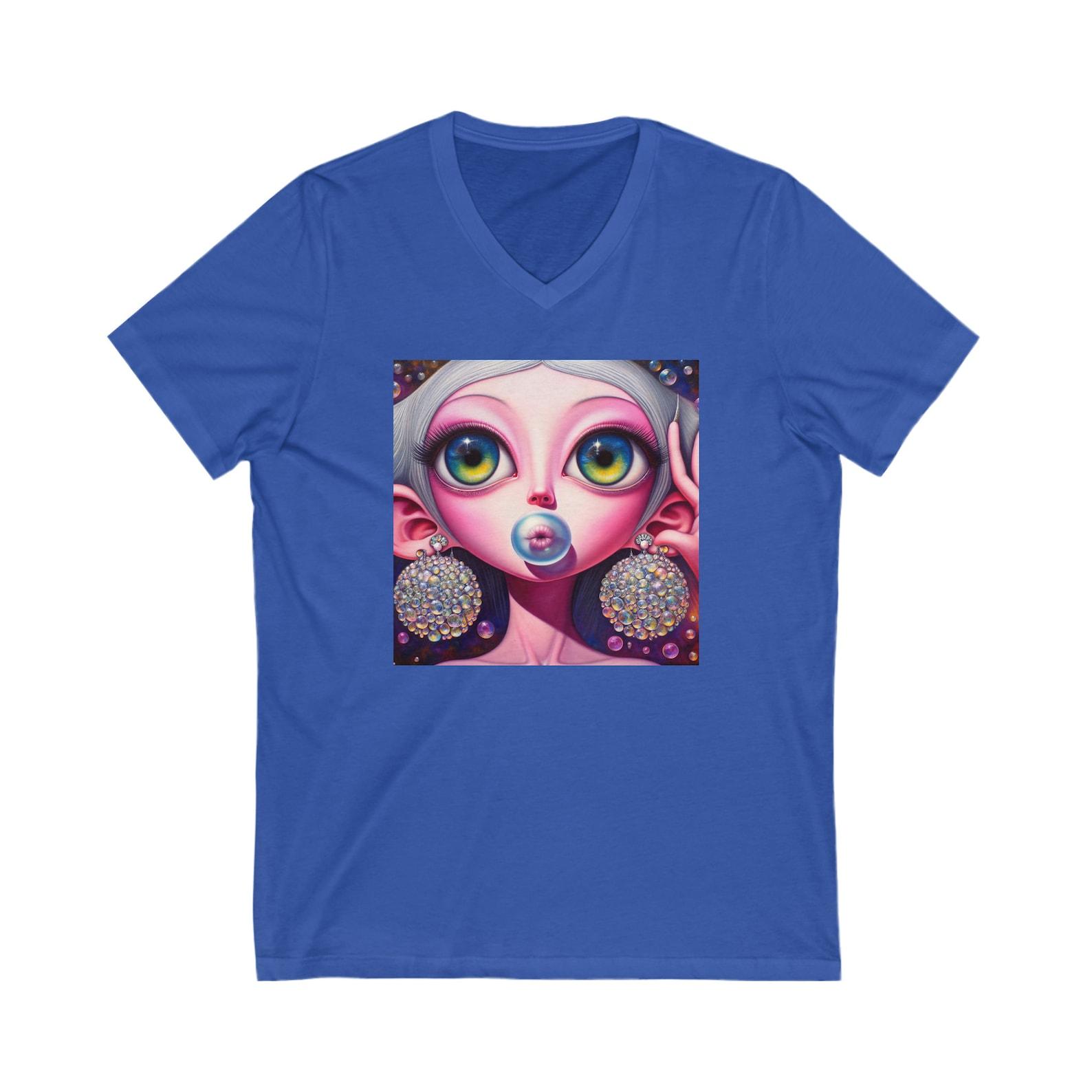 Disco Party Rave V-Neck Tee 130