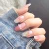 Premium Long Sparkle Handmade Faux Nails - Brightening Nail Art Stickers