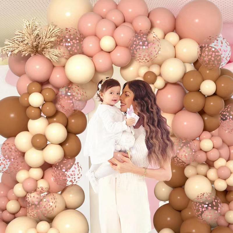 Vintage Balloon Chain Package Birthday Party Wedding Wedding Room Arrangement Background Decoration Arch Balloon