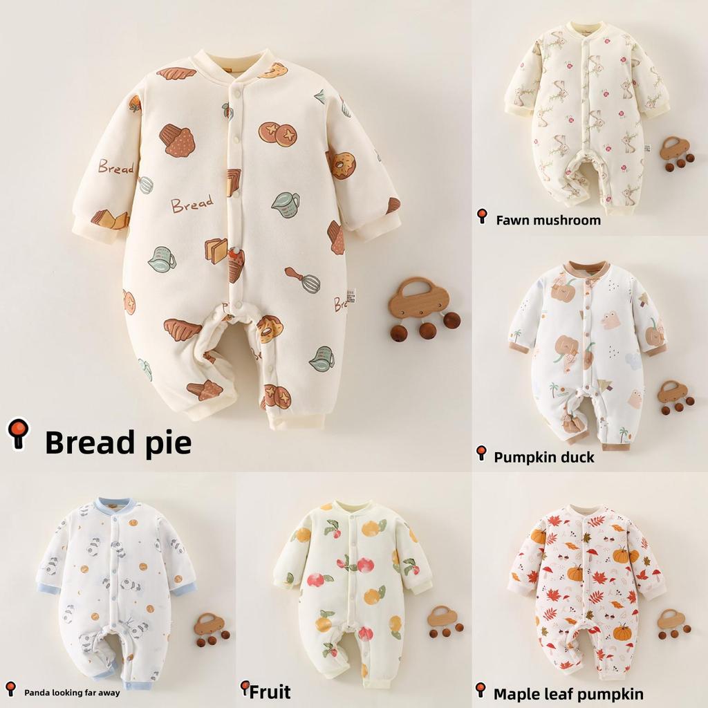 Baby Winter Cotton Romper With Thick Padding For Newborns And Infants