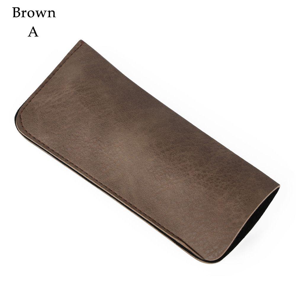 Portable Soft PU Leather Reading Glasses Pouch Glasses Case Eyeglasses Sleeve Eyewear Protector