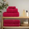 Premium Bath Towels SOLUND 4 pcs Red 100 x 150 cm 600 g m²