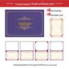 A4/A3 Honor & Graduation Certificate with Customizable Inner Page & Protective Outer Case