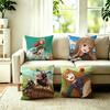 Anime Spice and Wolf Pillow Case Square DoubleSided Sofa Cushion Cover Bedroom Bedside Pillow
