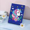 Neues Notizbuch Diamantmalerei Kinder DIY Kreativ Speziell geformter Heller Diamant 50 Seiten Notizbuch Aufkleber Diamant A5 Buch