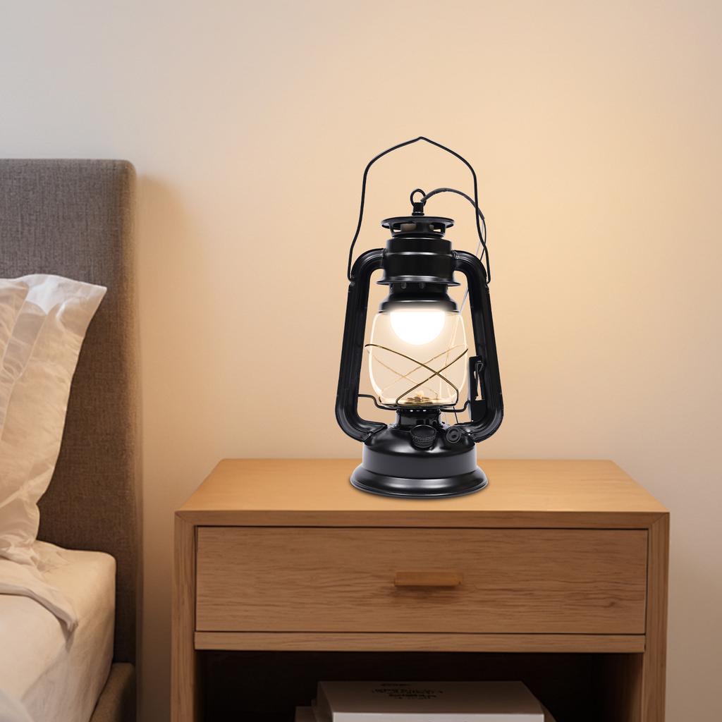 Bymaocar 220V Black Retro Vintage Rustic Lantern Lamp Wall Sconce,Indoor Outdoor Lighting Fixture with E27 LED Bulb Fit 5m² Area