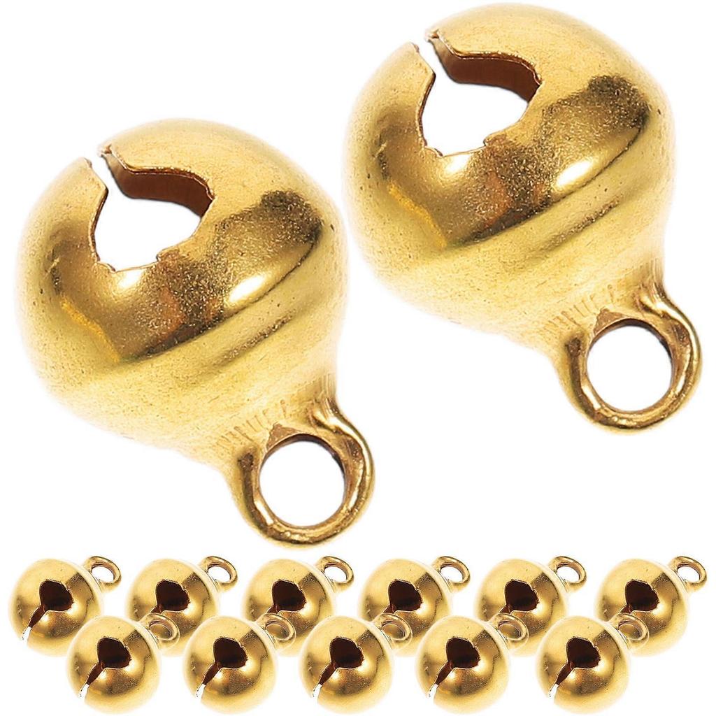 Loud Sound Mini Jingle Bells For Jewelry Makers And Christmas Decor 100Pcs