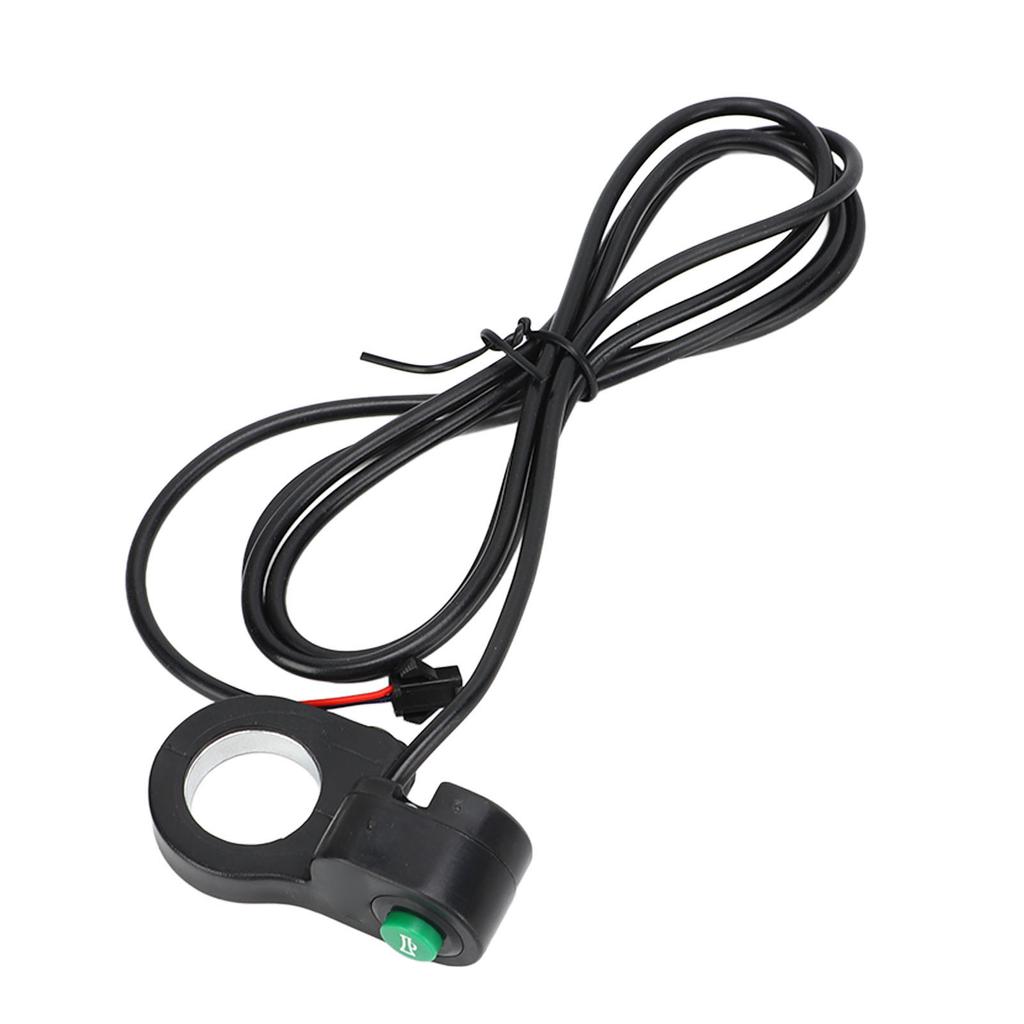 Kerékpárkürt Kapcsoló Érintőtípus ABS Anyag Fekete Könnyen Cserélhető Kerékpár Kiegészítők Elektromos Kerékpárhoz