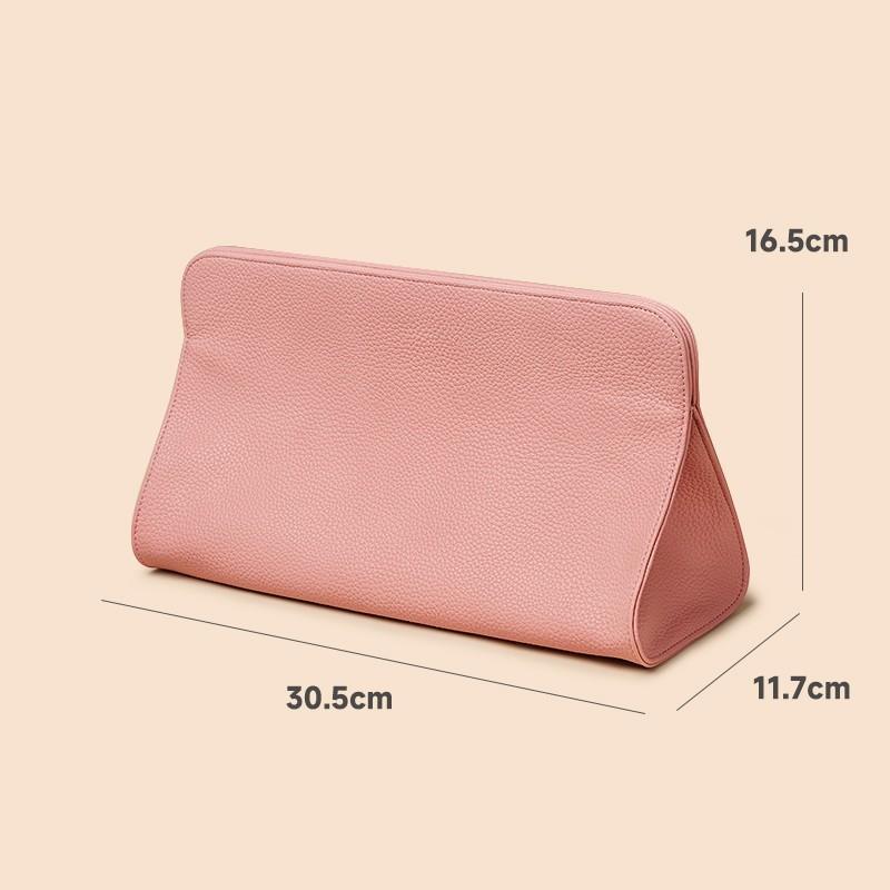 Travel Storage Bag For Mini Fan And Curling Iron Pu Organizer For Home And Office Use
